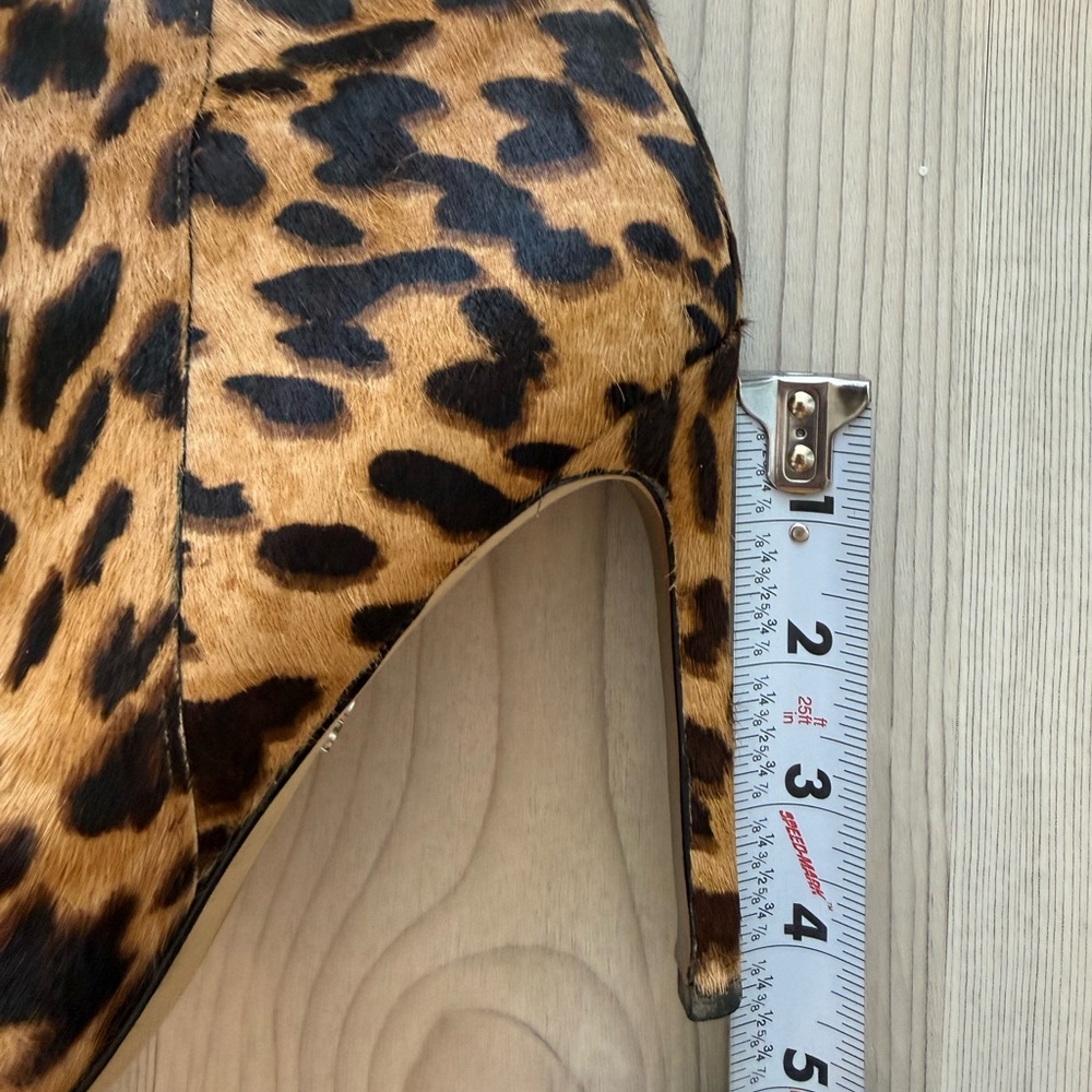 Sam Edelman Leopard Print Ankle Booties (Real Fur) - Picture 6 of 6